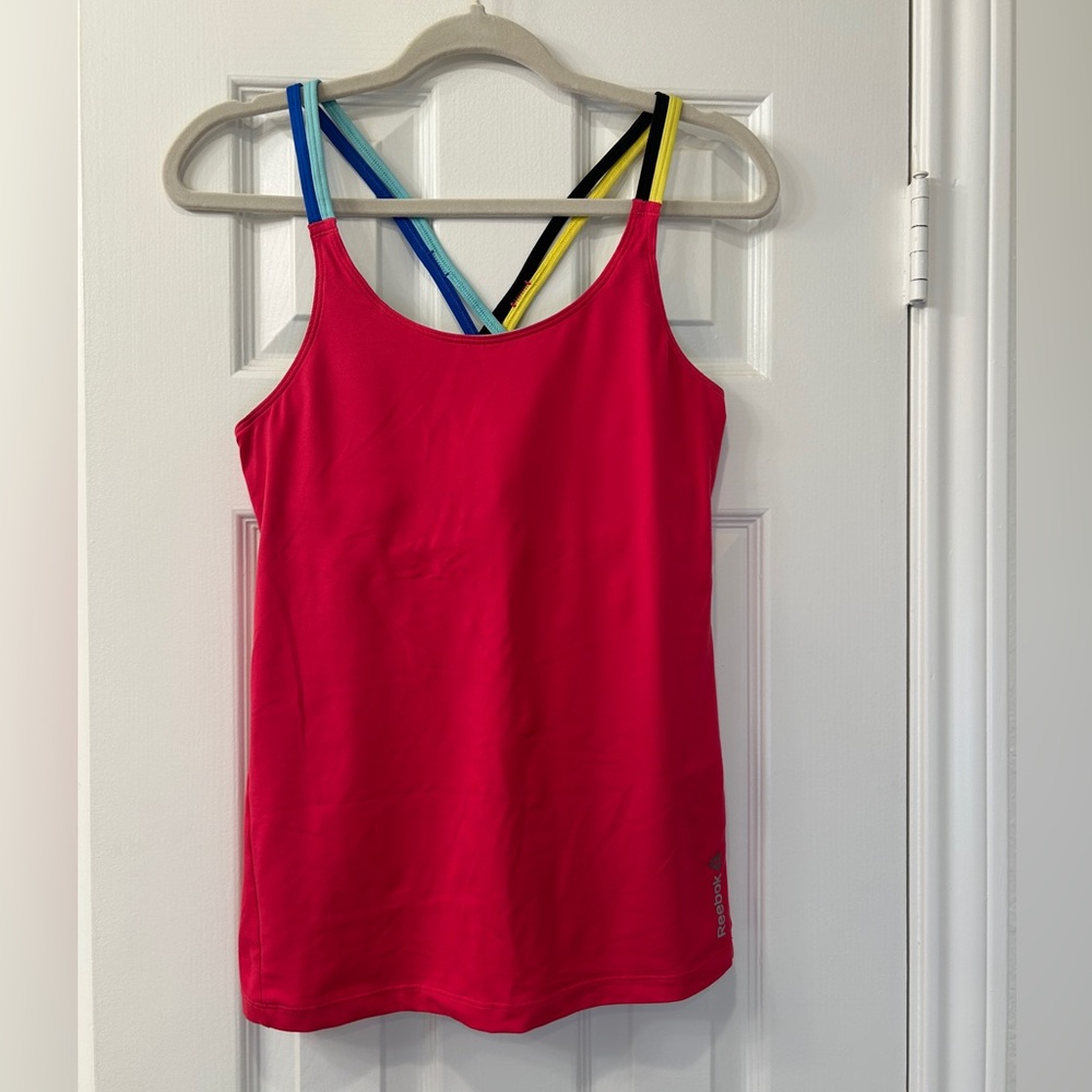 Reebok hot pink activewear top